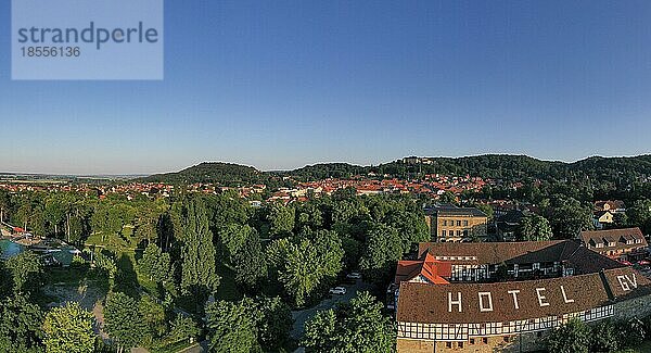 Luftbildaufnahmen aus Blankenburg im Harz