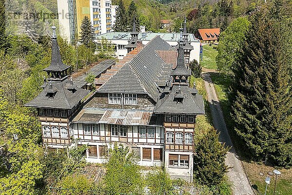 Eisenbahnerheim altes Hotel in Alexisbad Harz Selketal