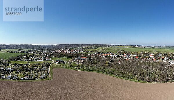 Luftbildaufnahme Meisdorf im Harz Stadt Falkenstein