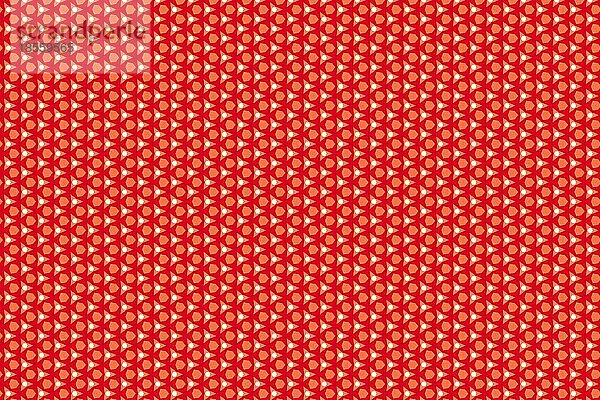 Roter abstrakter Hintergrund Tapetenmuster mit geometrischen Formen