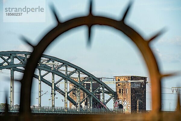 Eisenbahnbrücke Südbrücke über den Rhein