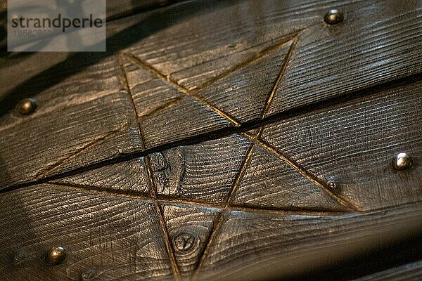 Pentagram im Holz
