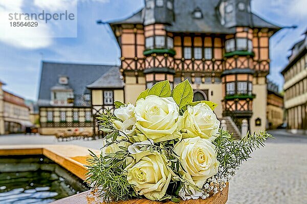 Heiraten in Wernigerode Brautstrauß Blumen