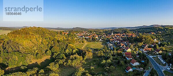 Harzbilder Heimburg Luftaufnahmen