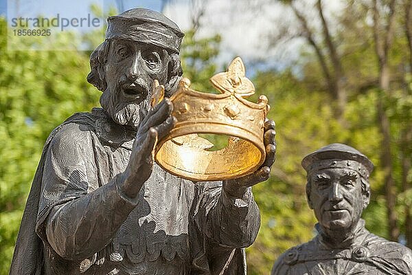 Krönungsszene Heinrichsbrunnen Quedlinburg