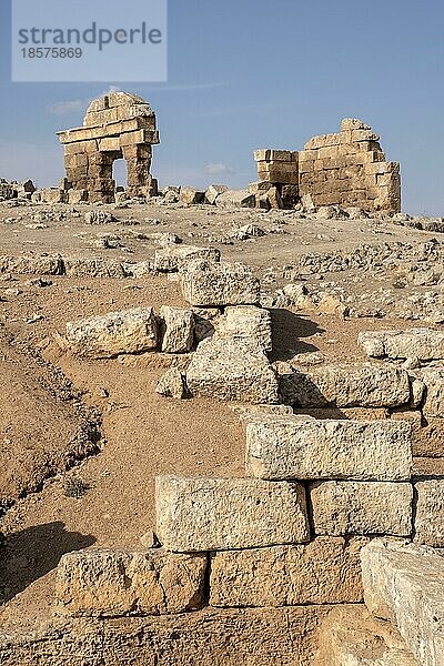 Ruinen der Stadt Suayb in Sanliurfa  Türkei  Asien