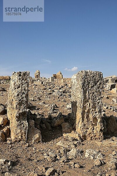 Ruinen der Stadt Suayb in Sanliurfa  Türkei  Asien