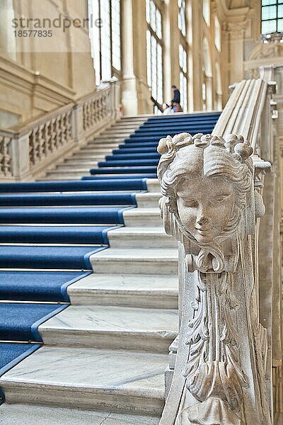 Italien Turin. Das Innere des Königspalastes Palazzo Madama