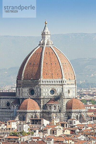 Panoramablick vom Piazzale Michelangelo in Florenz Italien