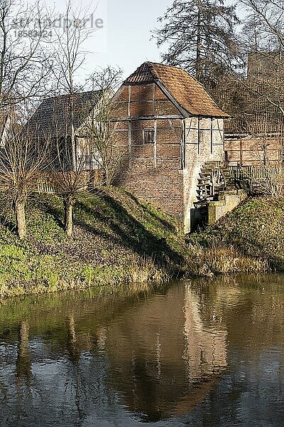 Huning?sche Wassermühle  1811 erbaut  Bauernhausmuseum Vreden  heute kult Westmünsterland  Vreden  Münsterland  Nordrhein-Westfalen  Deutschland  Europa