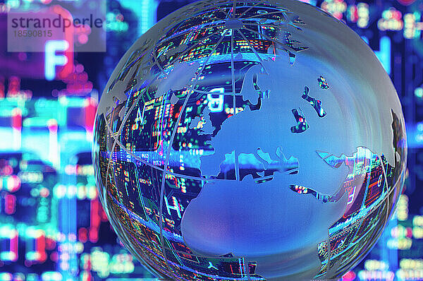 Konzeptionelle Darstellung des globalen Technologiesektors