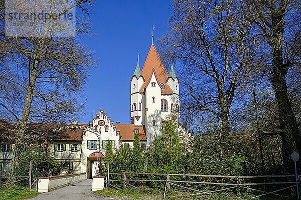 Schloss Kaltenberg  bei Geltendorf  Oberbayern  Bayern  Deutschland  Europa