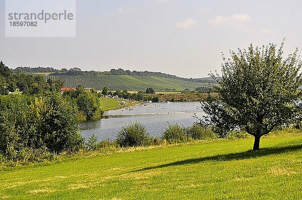 Stausee Ehmetsklinge bei Zaberfeld  Badesee