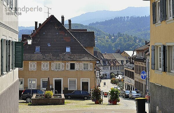 Nord  Schwarzwald : Gernsbach  Altstadt