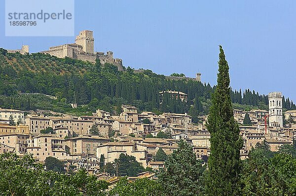 Assisi  UNESCO-Weltkulturerbe  Provinz Perugia  Umbrien  Italien  Europa