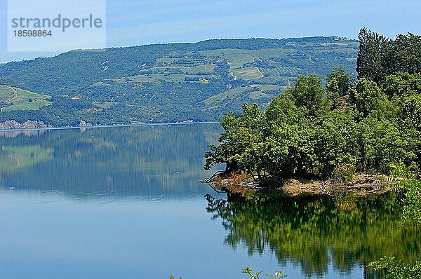 Corbara See  Lago di Corbara  Tibertal  Todi  Umbrien  Italien  Europa