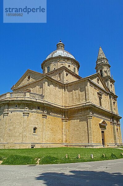Montepulciano  Kirche Madonna di San Biagio  Provinz Siena  Toskana  Italien  Europa