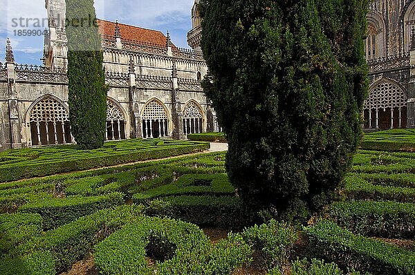 Batalha  Kloster Santa Maria da Vitoria  Batalha-Kloster  UNESCO  Weltkulturerbe  Bezirk Leiria  Estremadura  Portugal  Europa