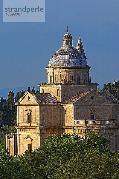 Montepulciano  Kirche Madonna di San Biagio  Provinz Siena  Toskana  Italien  Europa