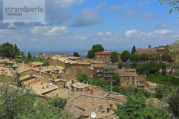 Montalcino  Val d'Orcia  Orcia-Tal  UNESCO-Weltkulturerbe  Provinz Siena  Toskana  Landschaft Toskana  Italien  Europa
