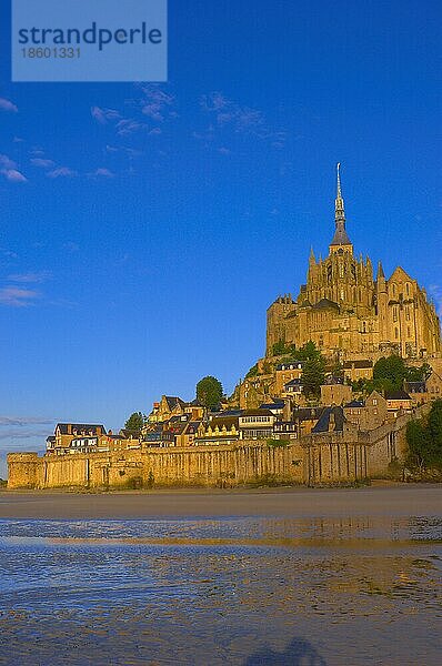 Mont-Saint-Michel  Benediktinerabtei  Manche  Basse-Normandie  Frankreich  Europa