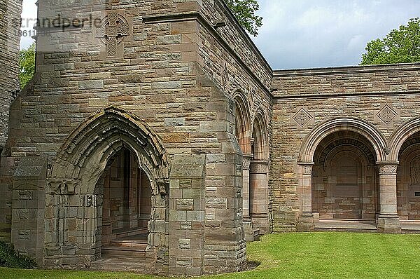 Ruine  Abtei Kelso Abbey  Scottish Borders  Schottland  Schottisches Grenzland