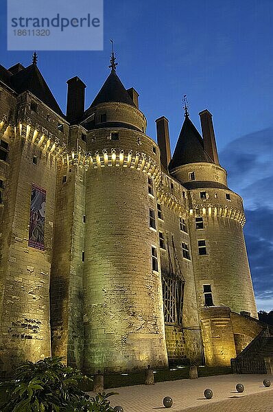 Schloss Langeais  Chateau  Langeais  Pays de la Loire  Indre-et-Loire  Centre  Frankreich  Europa