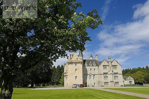 Brodie Castle  nahe Inverness  Grampian Highlands  Schottland  Brodie-Clan