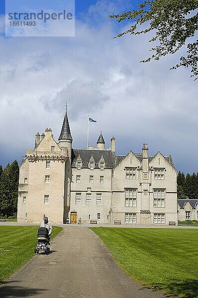 Brodie Castle  nahe Inverness  Grampian Highlands  Schottland  Brodie-Clan