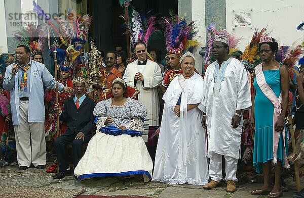 Festa de Nossa Senhora do Rosario dos Homens Pretos de Diamantina  religiöses  Diamantina  Minas Gerais  Brasilien  Südamerika