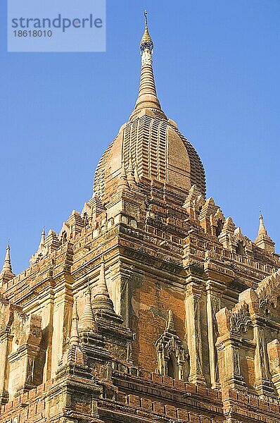 Htilominlo-Tempel  Bagan  Burma  Pagan  Myanmar  Asien