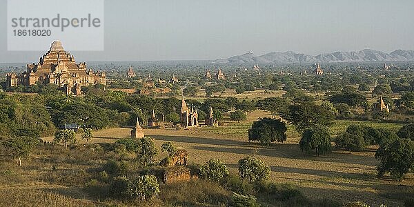 Dhammayangyi-Tempel  Bagan  Birma  Pagan  Myanmar  Asien
