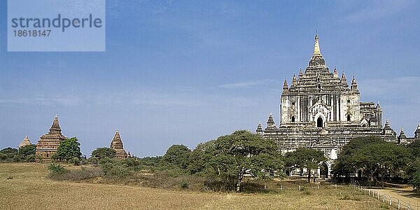 Thatbyinnyu-Tempel  Bagan  Birma  Myanmar  Asien