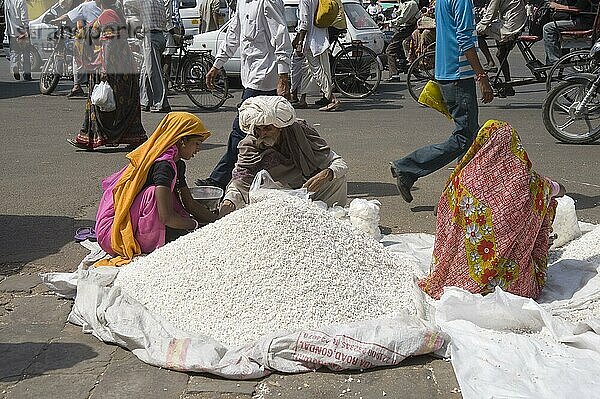 Straßenverkäufer  Jaipur  Rajasthan  Indien  verkaufen  Asien