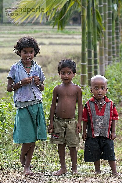 Indische Kinder  Havelock  Andamanen-Inseln  Indien  Asien