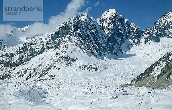 Hawkins-Gletscher  Wrangell St. Elias Nationalpark  Alaska  USA  Nordamerika