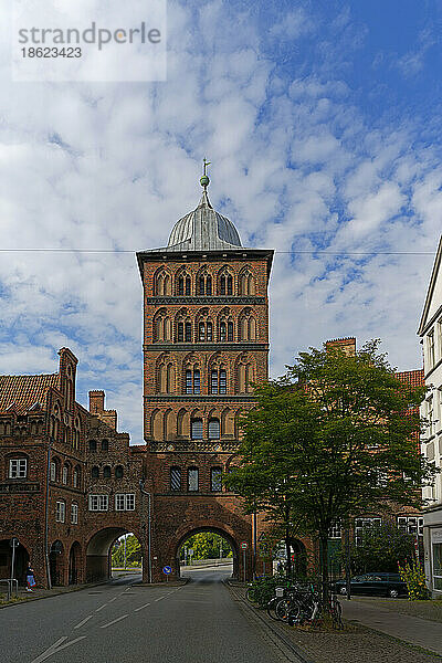 Straßenansicht  Burgtor  historisch