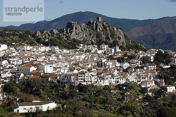 Gaucin  weiße Dörfer  Pueblos Blancos  Andalusien  Spanien  Europa