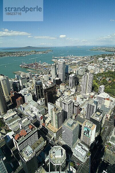 Blick auf Auckland  Nordinsel  Neuseeland  Ozeanien