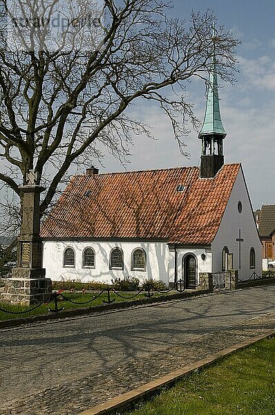 Petri Kirche  Fischerdorf  Schlei  Maasholm  Schleswig-Holstein  Deutschland  Europa