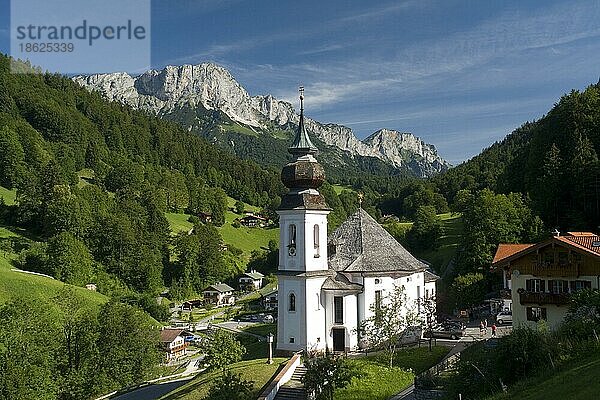 Wallfahrtskirche Maria Gern  Untersberg  Maria Gern  Berchtesgadener Land  Bayern  Deutschland  Alpen  Europa