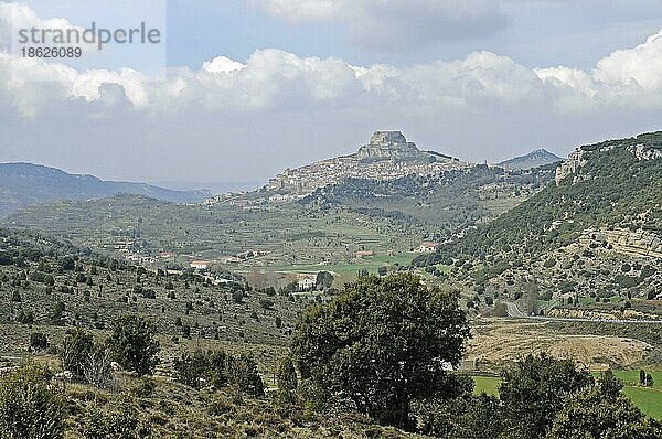 Festung  Morella  Provinz Castellon  Region Valencia  Spanien  Europa