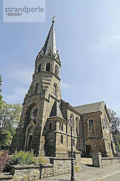 Ehemalige evangelische Kirche  heute Eventkirche  Altstadt  Langenberg  Velbert  Nordrhein-Westfalen  Deutschland  Europa