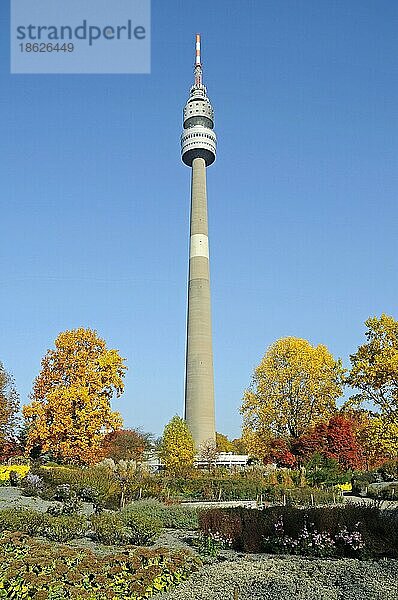 Fernsehturm 'Florian'  Westfalenpark  Dortmund  Ruhrgebiet  Nordrhein-Westfalen  Deutschland  Florianturm  Europa
