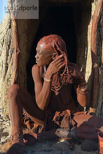 Himbafrau  Purros  Namibia  Afrika