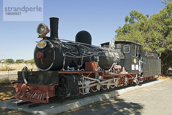 Eisenbahn von 1912  Lokomotive Nr. 41  Otjiwarongo  Namibia  Afrika
