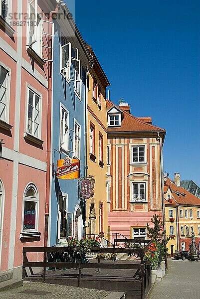 Altstadt  Kamenna Straße  Eger  Tschechien  Cheb  Europa