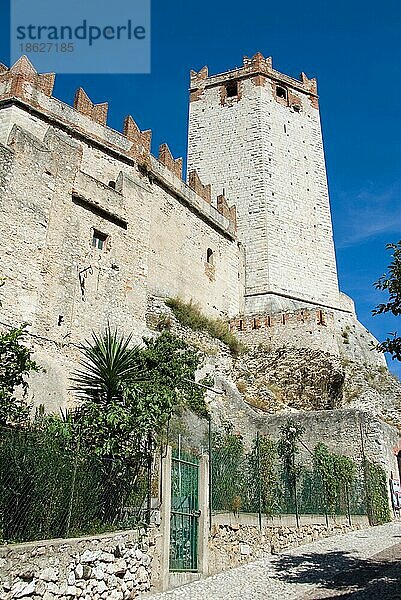 Scaliger-Kastell  Malcesine  Trentino-Alto Adige  Südtirol  Italien  Europa