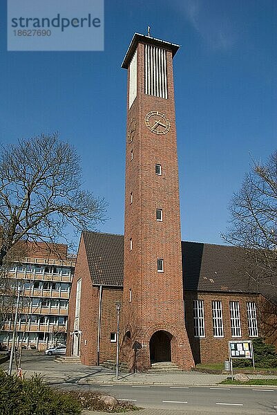 Martin-Luther Kirche  Peine  Niedersachsen  Deutschland  Europa