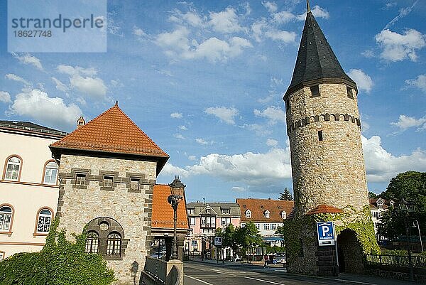 Hexenturm  Altstadt  Bad Homburg  Hessen  Deutschland  Europa